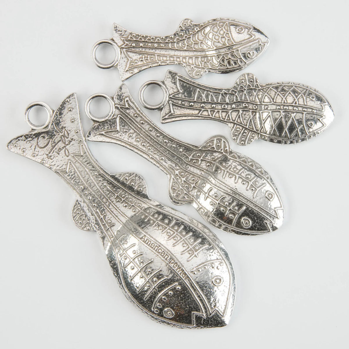 Handmade Pewter Measuring Spoons | Cats