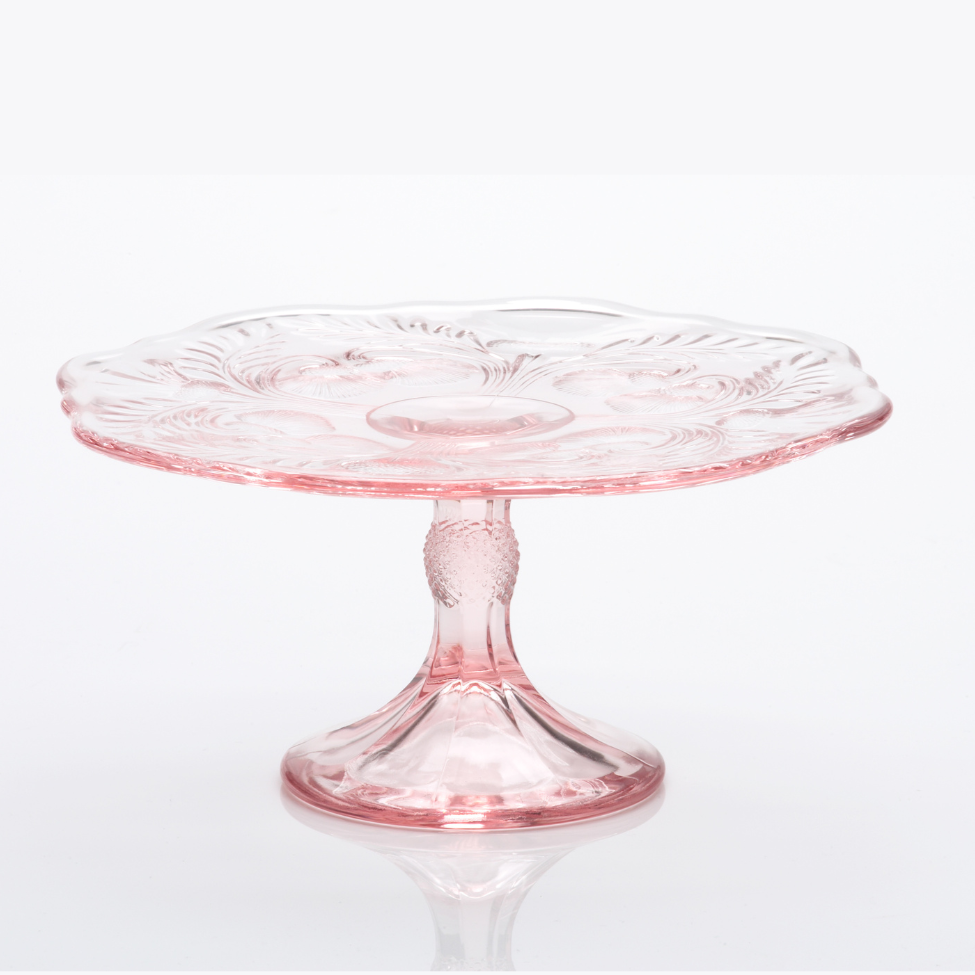 Large Glass Cake Stand