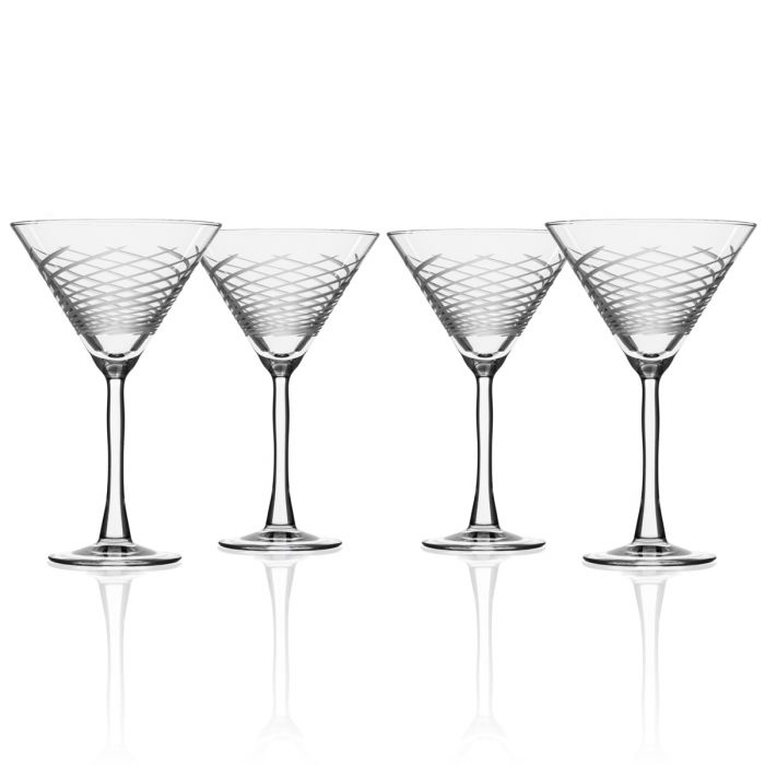 Cheers Martini Glasses, Set of 4, Cheers Glassware, Mikasa