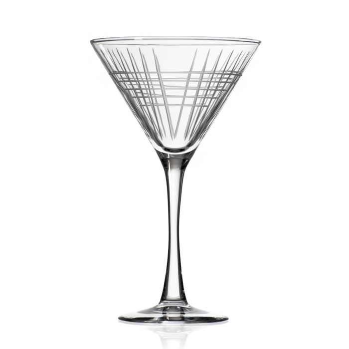 Rolf Glass Mid-Century Modern Martini Glass (Set of 2)