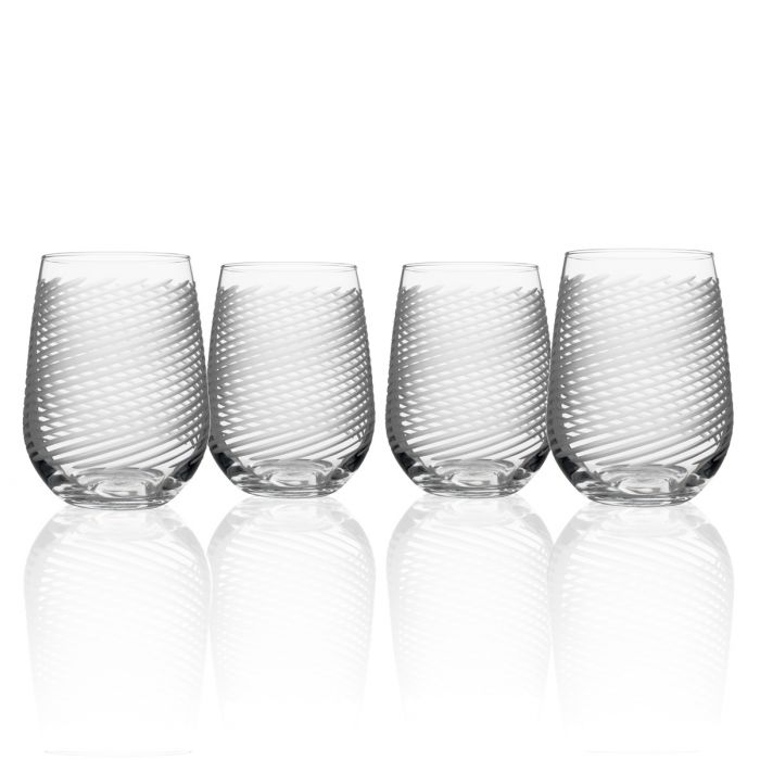 Rolf Glass Cyclone Martini Glass, Set of 4