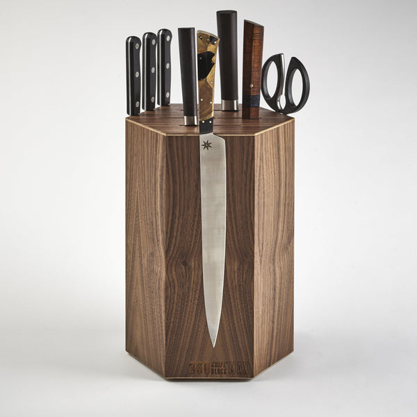 Walnut Max Knife Block