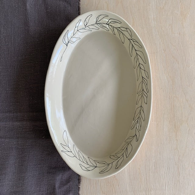 Olive Branch Serving Dish