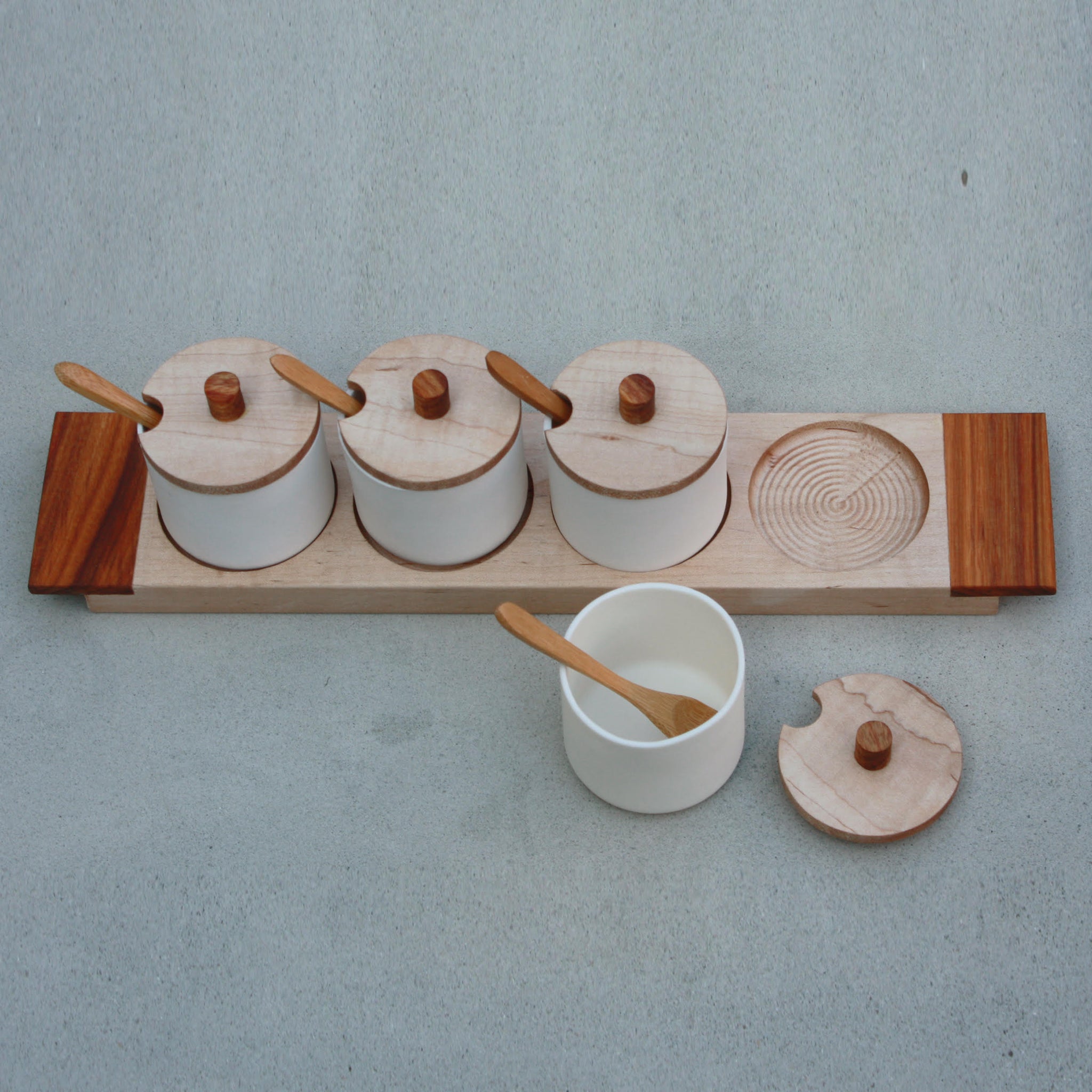 Maple Condiment Set