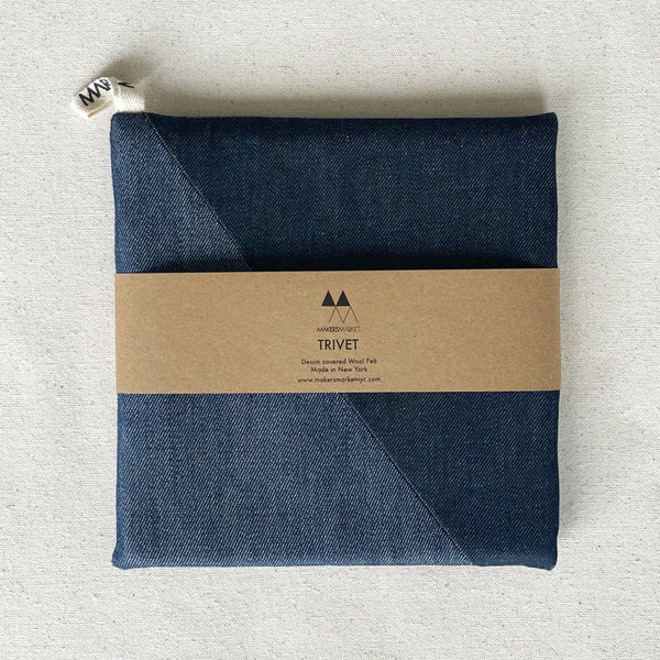 Indigo Pieced Denim Trivet