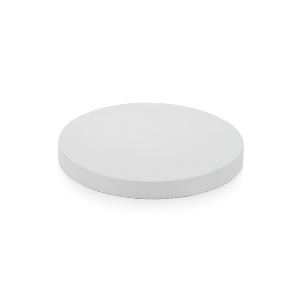 PLC White Concrete Bottle Coaster