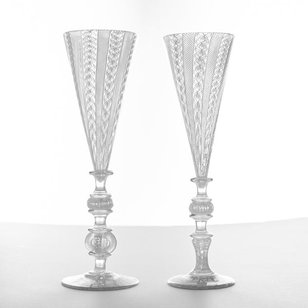 Bridal Champagne Flutes, Set of 2