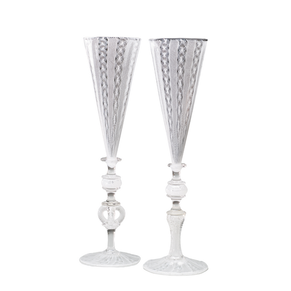 Bridal Champagne Flutes, Set of 2